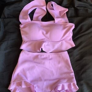 ROMWE Purple Swimsuit